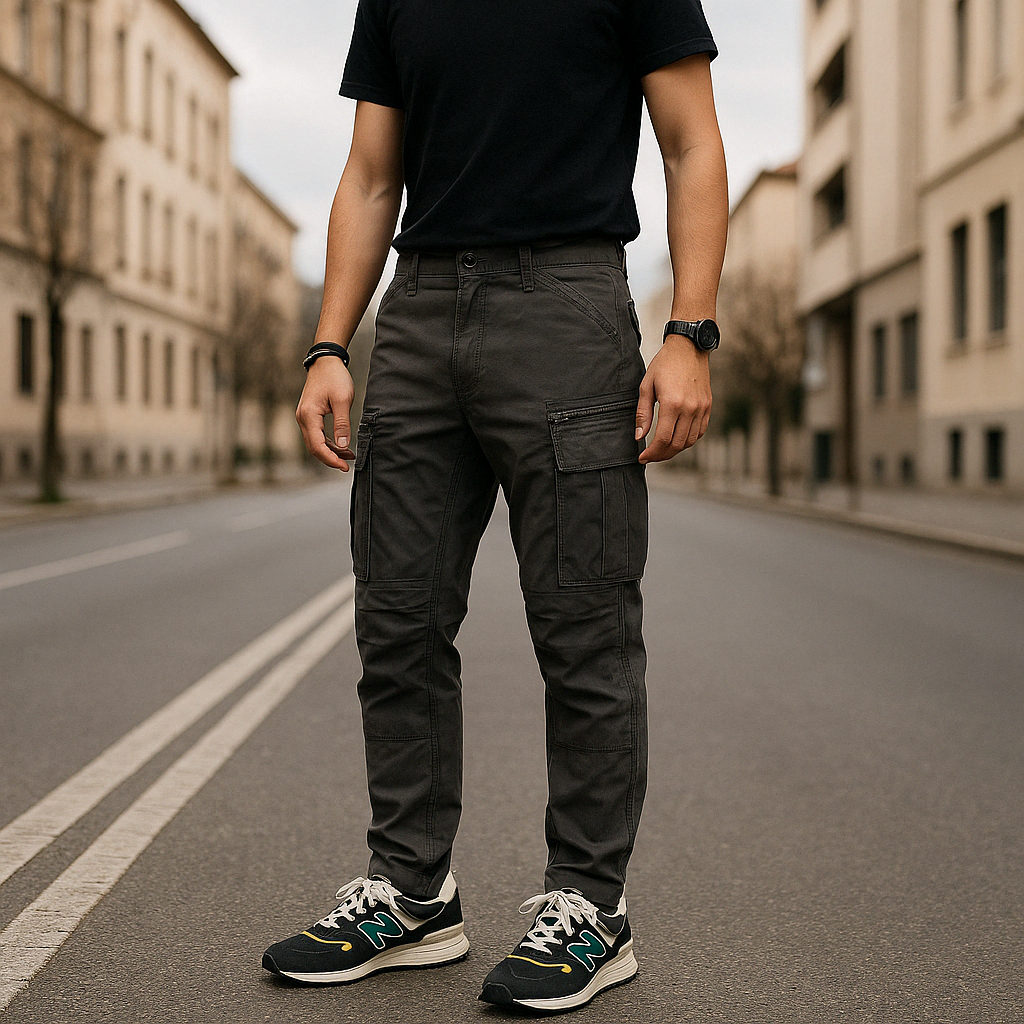 Men’s Dark Olive Utility Cargo Pants | by Adam Spirit - Adam Spirit