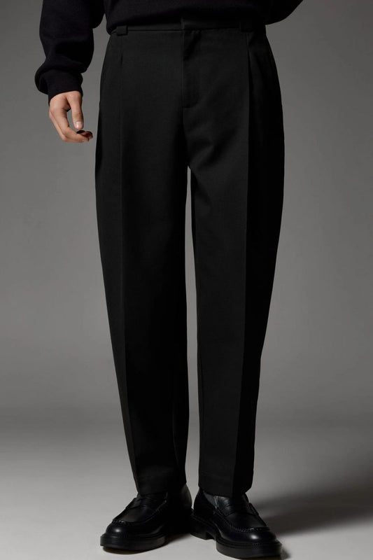 Black Loose Fit Palazzo Pants | by Adam Spirit - Adam Spirit