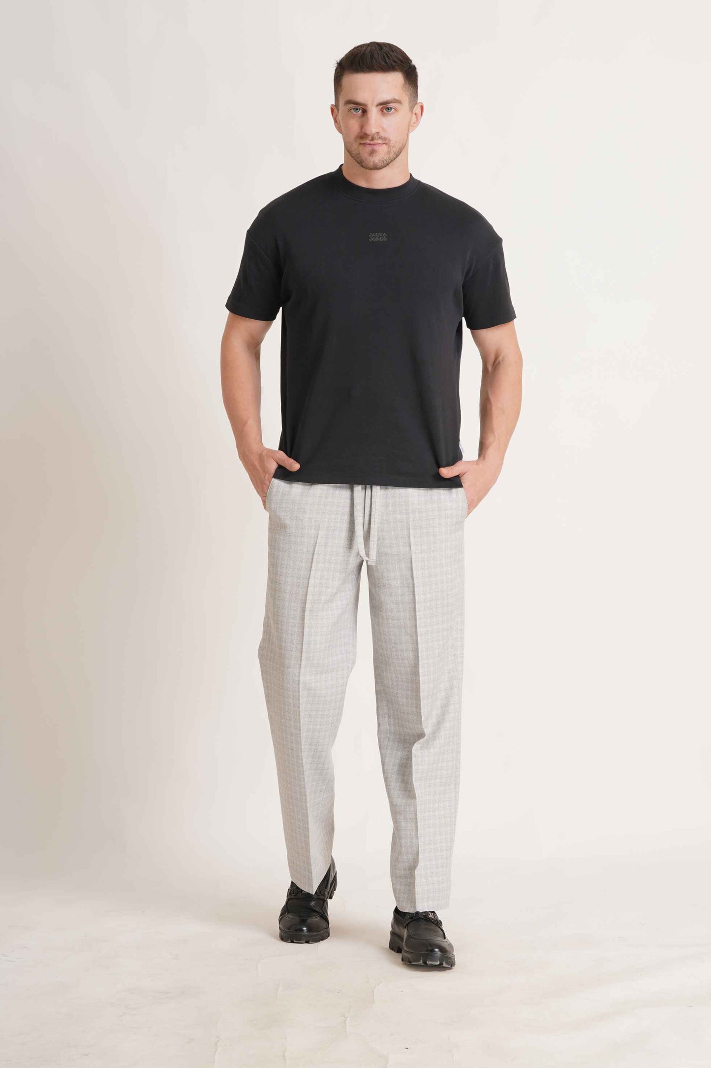 Steel Grey Extreme Wide Joggers with Extended Drawcord | by Adam Spirit - Adam Spirit