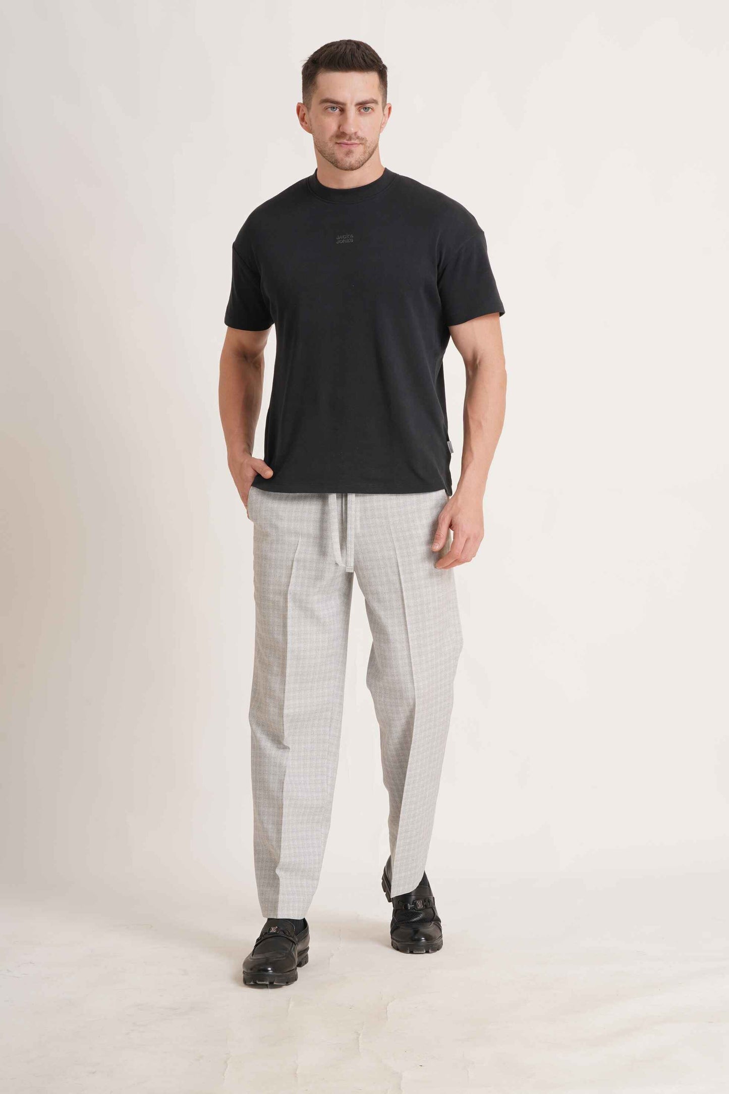 Steel Grey Extreme Wide Joggers with Extended Drawcord | by Adam Spirit - Adam Spirit