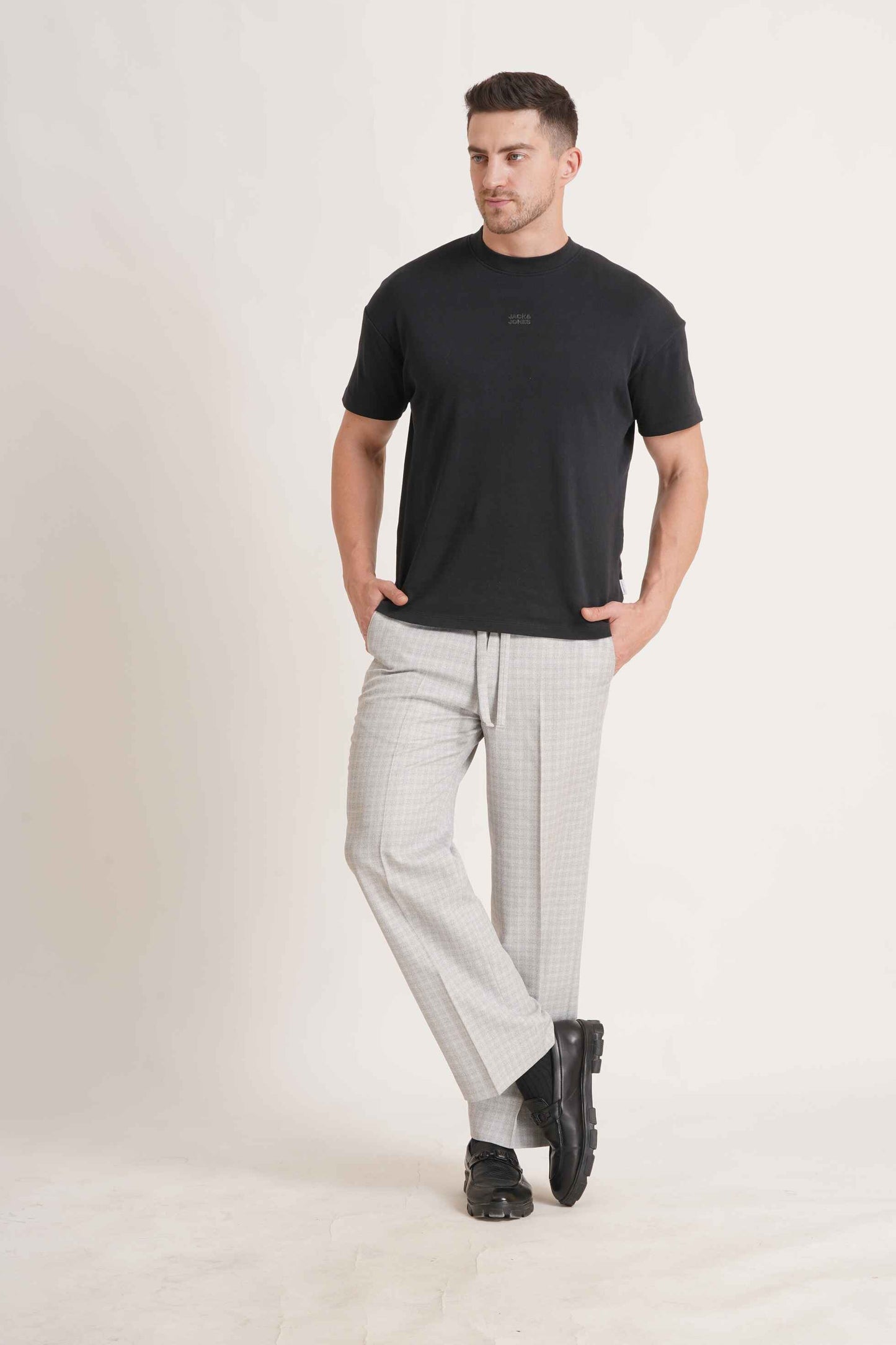 Steel Grey Extreme Wide Joggers with Extended Drawcord | by Adam Spirit - Adam Spirit
