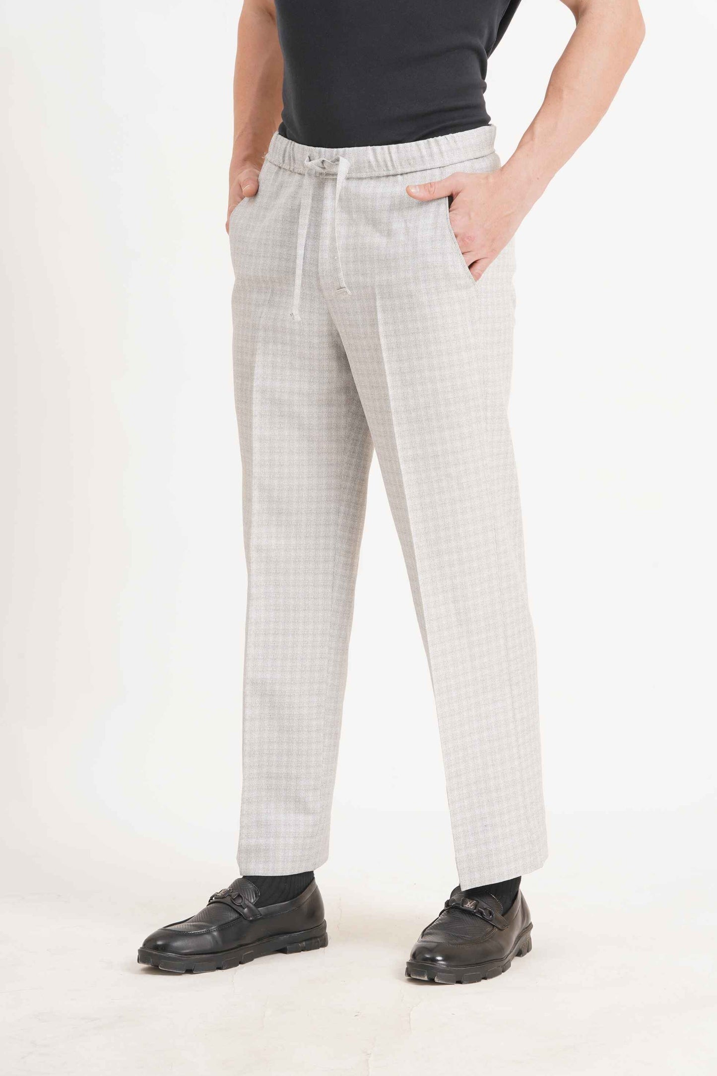Steel Grey Extreme Wide Joggers with Extended Drawcord | by Adam Spirit - Adam Spirit