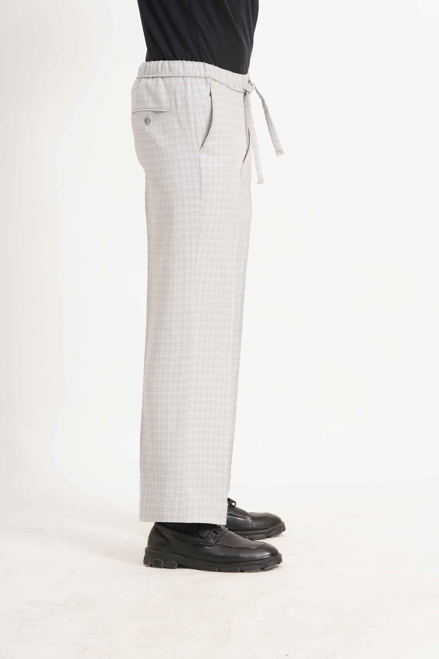 Steel Grey Extreme Wide Joggers with Extended Drawcord | by Adam Spirit - Adam Spirit
