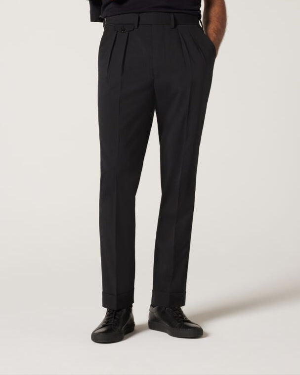 Black Side Buckle Pants – Tailored Fit | by Adam Spirit - Adam Spirit