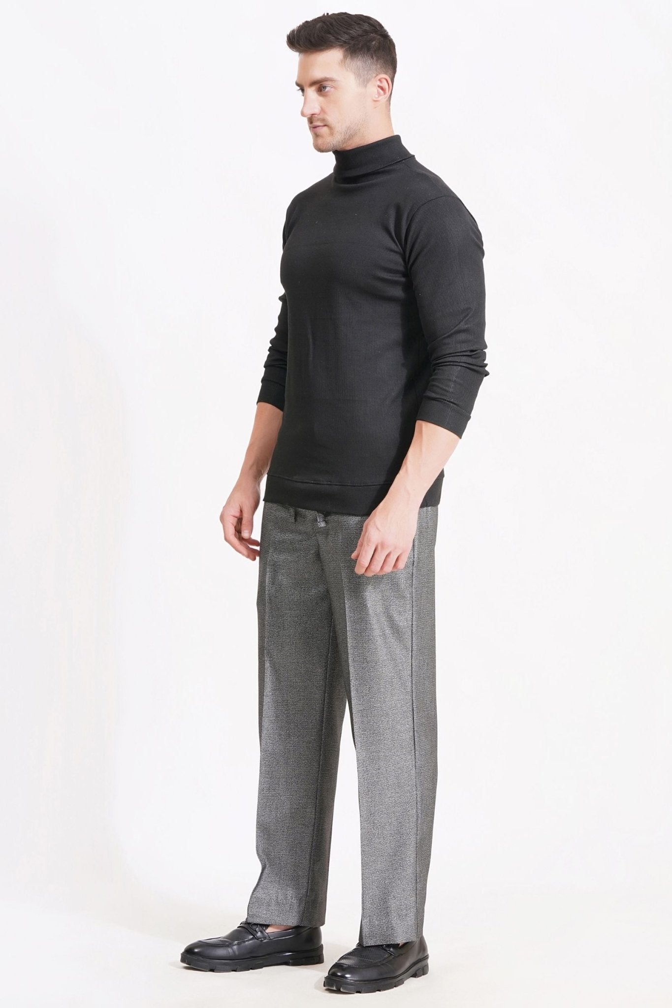 Charcoal Ultra-Wide Joggers with Drawcord | by Adam Spirit - Adam Spirit