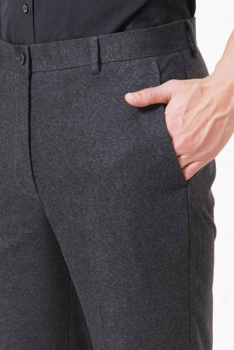 Gray Wool Trousers Timeless Elegance with a Modern Twist - Adam Spirit