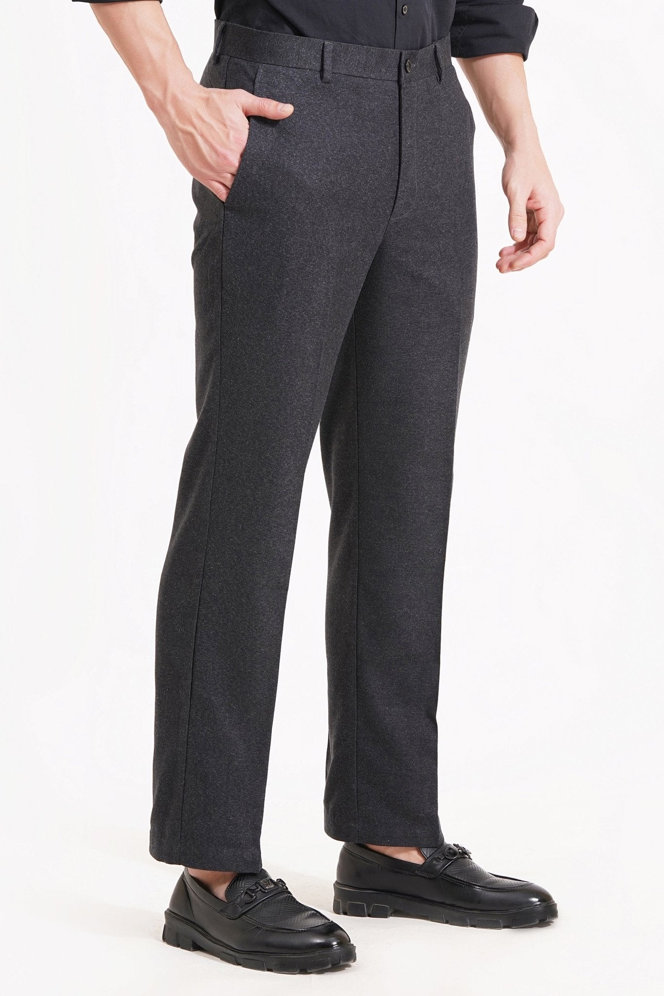 Gray Wool Trousers Timeless Elegance with a Modern Twist - Adam Spirit
