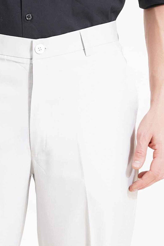 Relaxed Classic Fit Formal Trousers Light Sky Blue - Adam Spirit