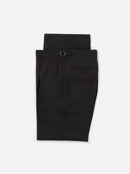 Black Gurkha Pants Single Button with Side Adjusters - Adam Spirit