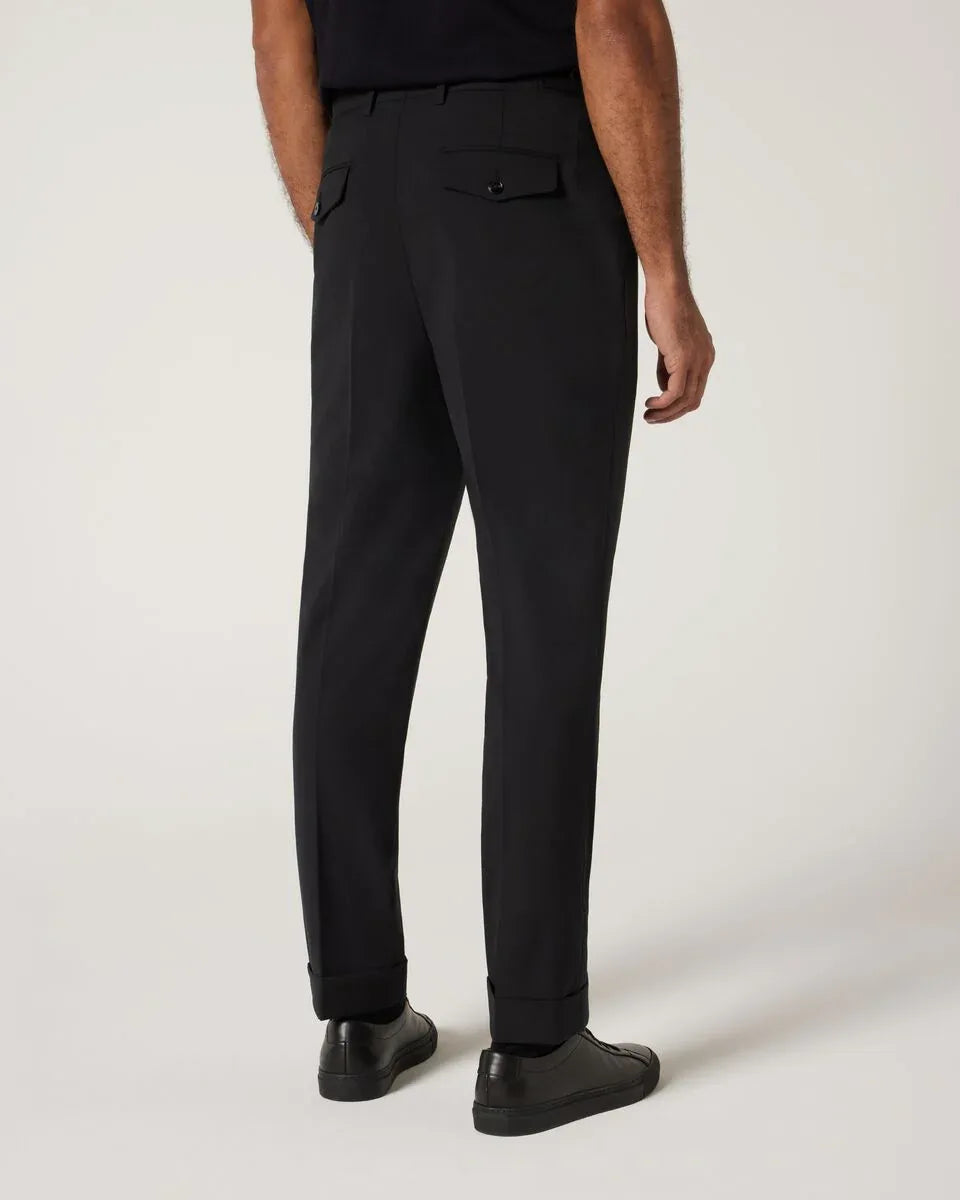 Black Side Buckle Pants – Tailored Fit | by Adam Spirit - Adam Spirit