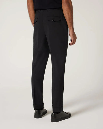 Black Side Buckle Pants – Tailored Fit | by Adam Spirit - Adam Spirit