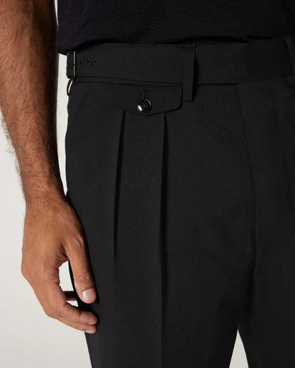 Black Side Buckle Pants – Tailored Fit | by Adam Spirit - Adam Spirit
