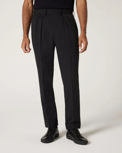 Black Side Buckle Pants – Tailored Fit | by Adam Spirit - Adam Spirit