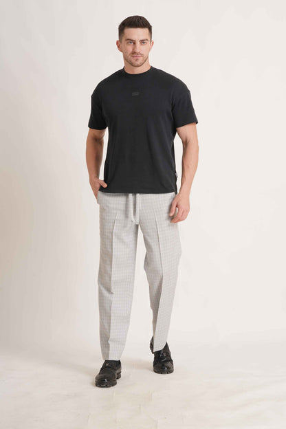 Steel Grey Extreme Wide Joggers with Extended Drawcord | by Adam Spirit - Adam Spirit