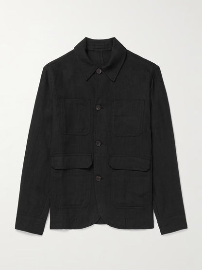 Linen Overshirt | by Adam Spirit - Adam Spirit
