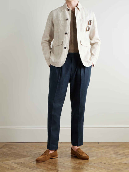 Linen Overshirt | by Adam Spirit - Adam Spirit
