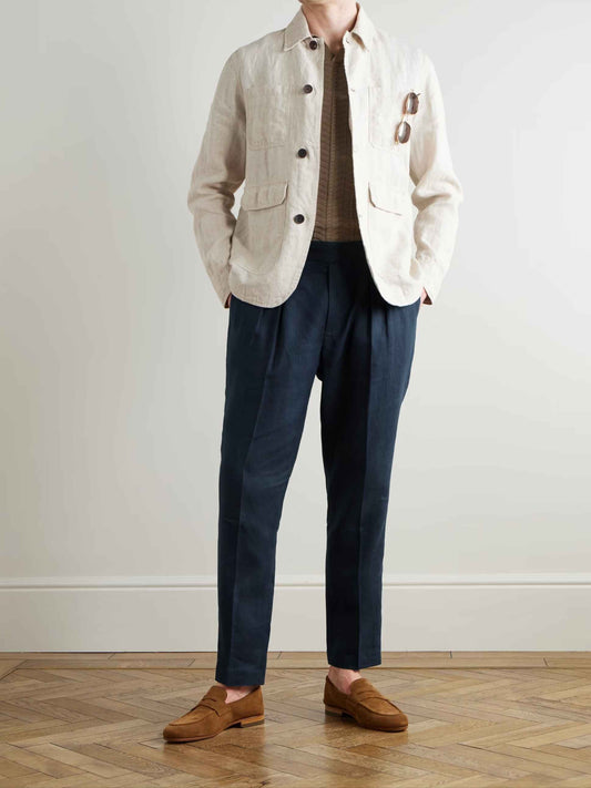 Linen Overshirt | by Adam Spirit - Adam Spirit