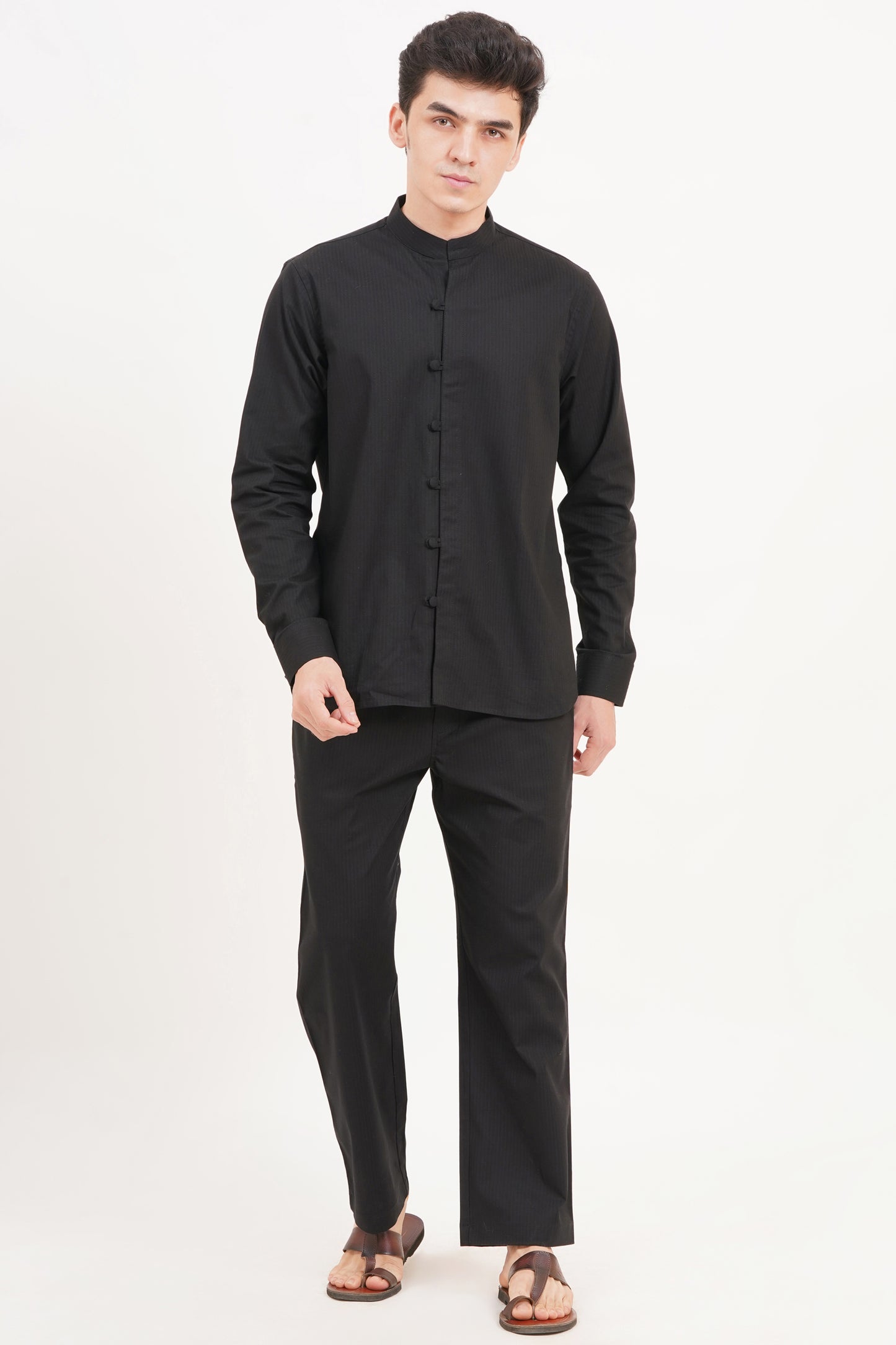 Men’s Black Co-ords set Understated Luxury & Effortless Style - Adam Spirit