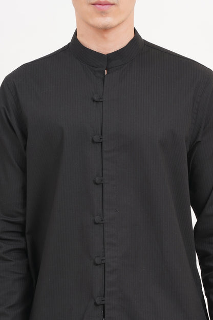 Men’s Black Co-ords set Understated Luxury & Effortless Style - Adam Spirit