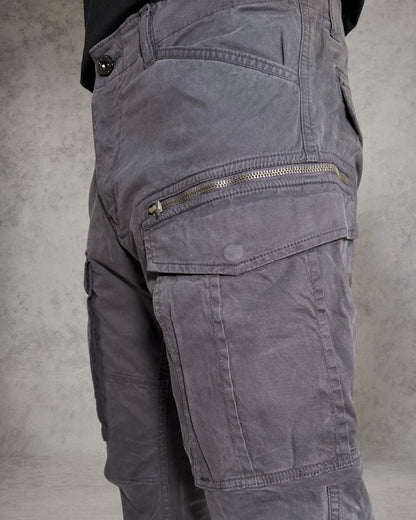 Men’s Charcoal Grey Tactical Cargo Pants | by Adam Spirit - Adam Spirit
