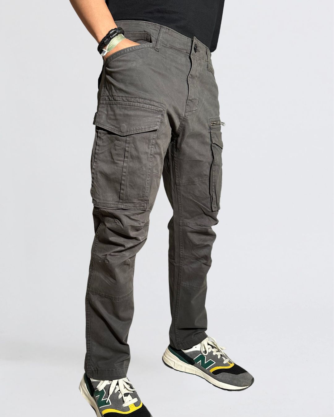 Men’s Dark Olive Utility Cargo Pants | by Adam Spirit - Adam Spirit