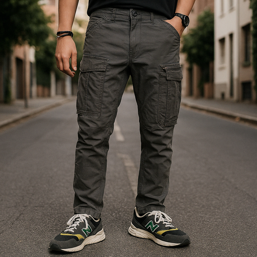 Men’s Dark Olive Utility Cargo Pants | by Adam Spirit - Adam Spirit