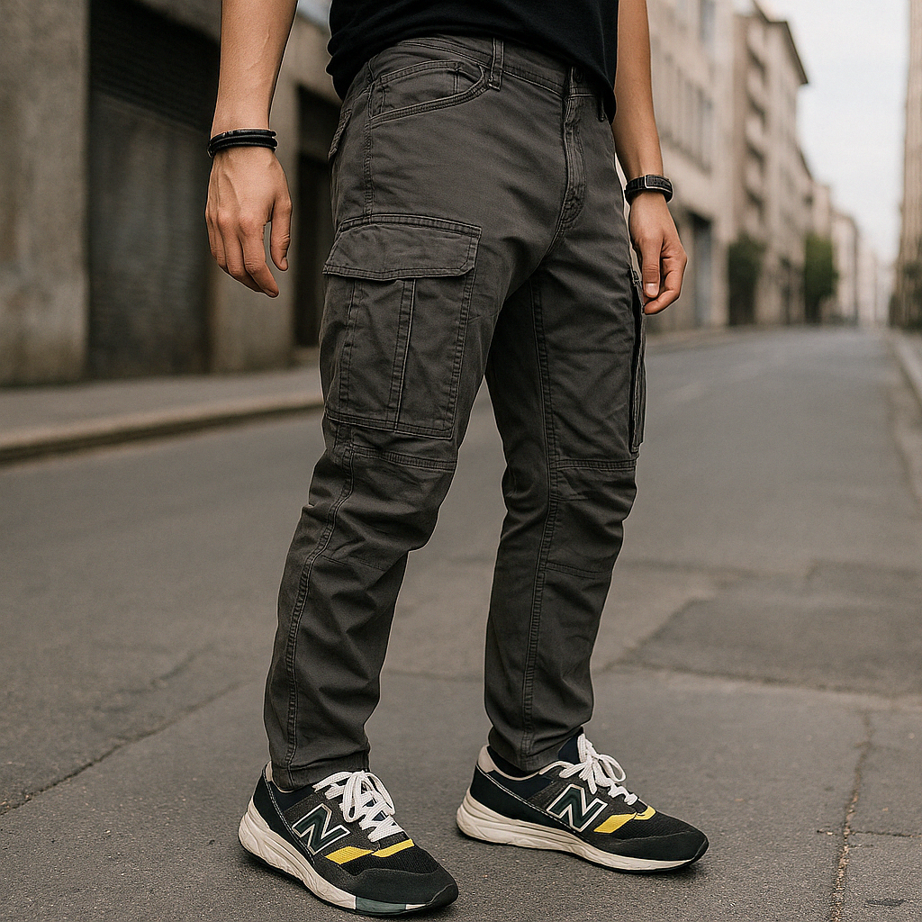 Men’s Dark Olive Utility Cargo Pants | by Adam Spirit - Adam Spirit