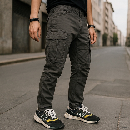Men’s Dark Olive Utility Cargo Pants | by Adam Spirit - Adam Spirit