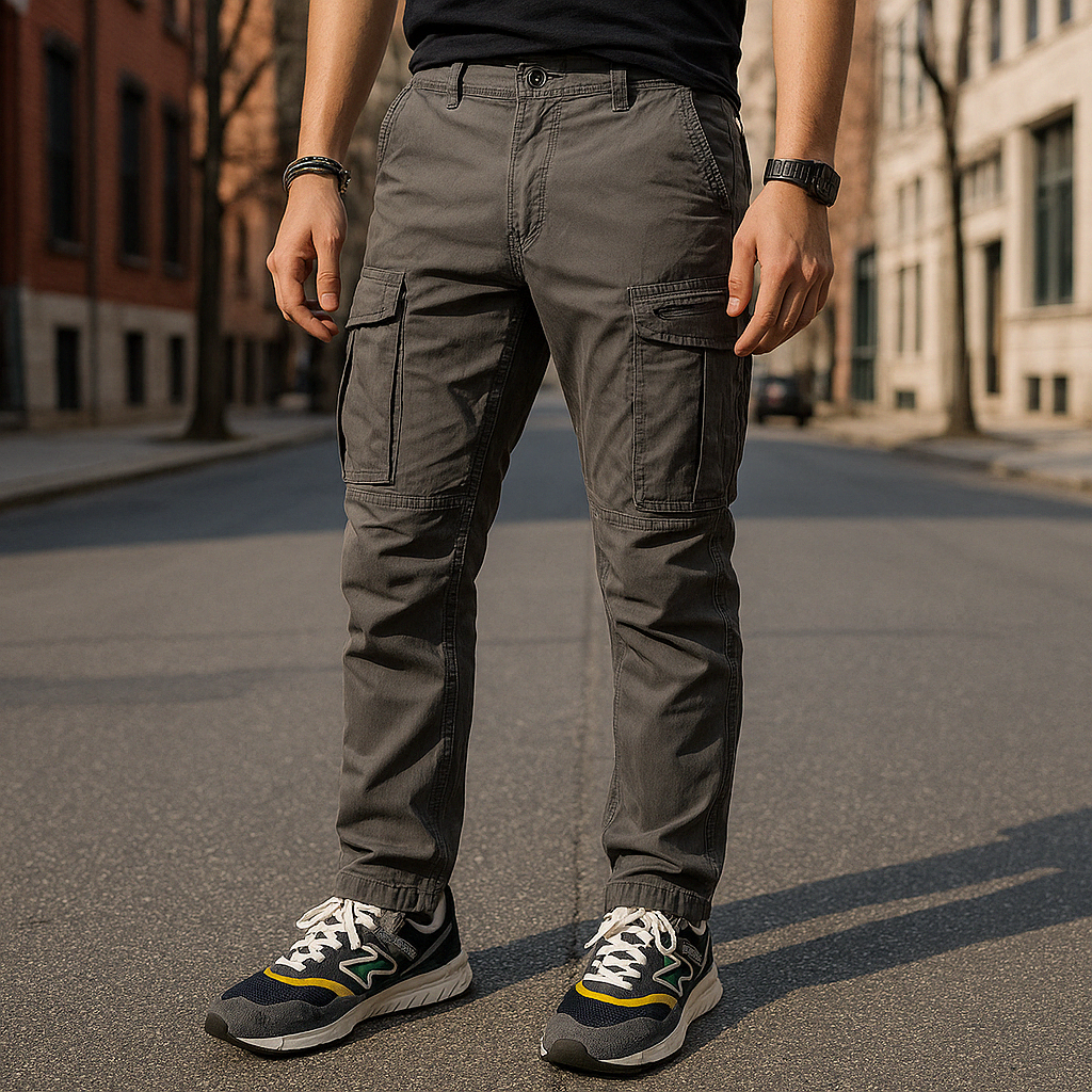 Men’s Dark Olive Utility Cargo Pants | by Adam Spirit - Adam Spirit