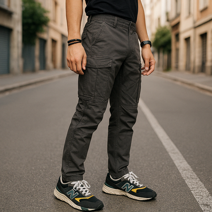 Men’s Dark Olive Utility Cargo Pants | by Adam Spirit - Adam Spirit