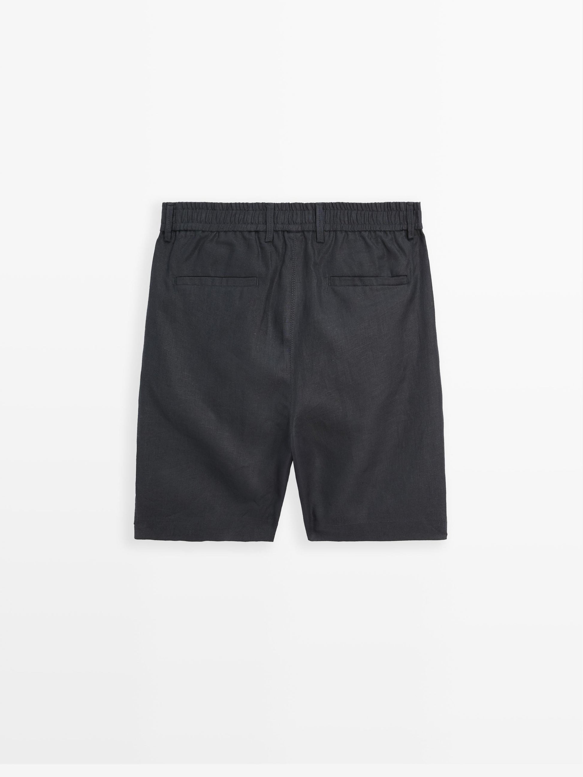 Men's Linen Shorts  Tailored Summer Fit with Elastic Waistband - Adam Spirit