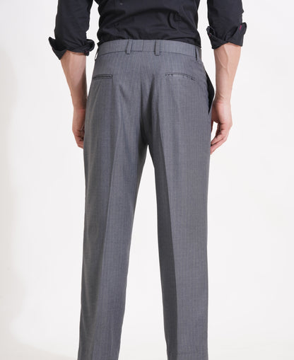 The Charcoal Standard  Pleated Trousers for the Modern Gentleman - Adam Spirit