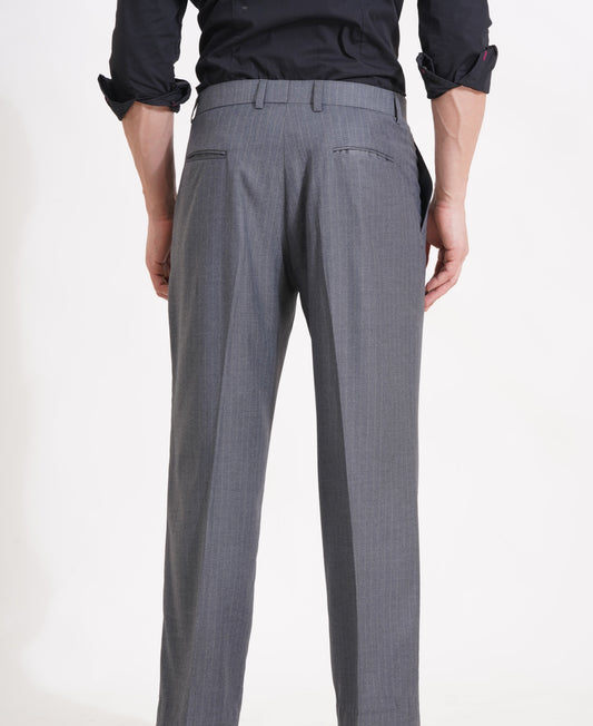 The Charcoal Standard  Pleated Trousers for the Modern Gentleman - Adam Spirit