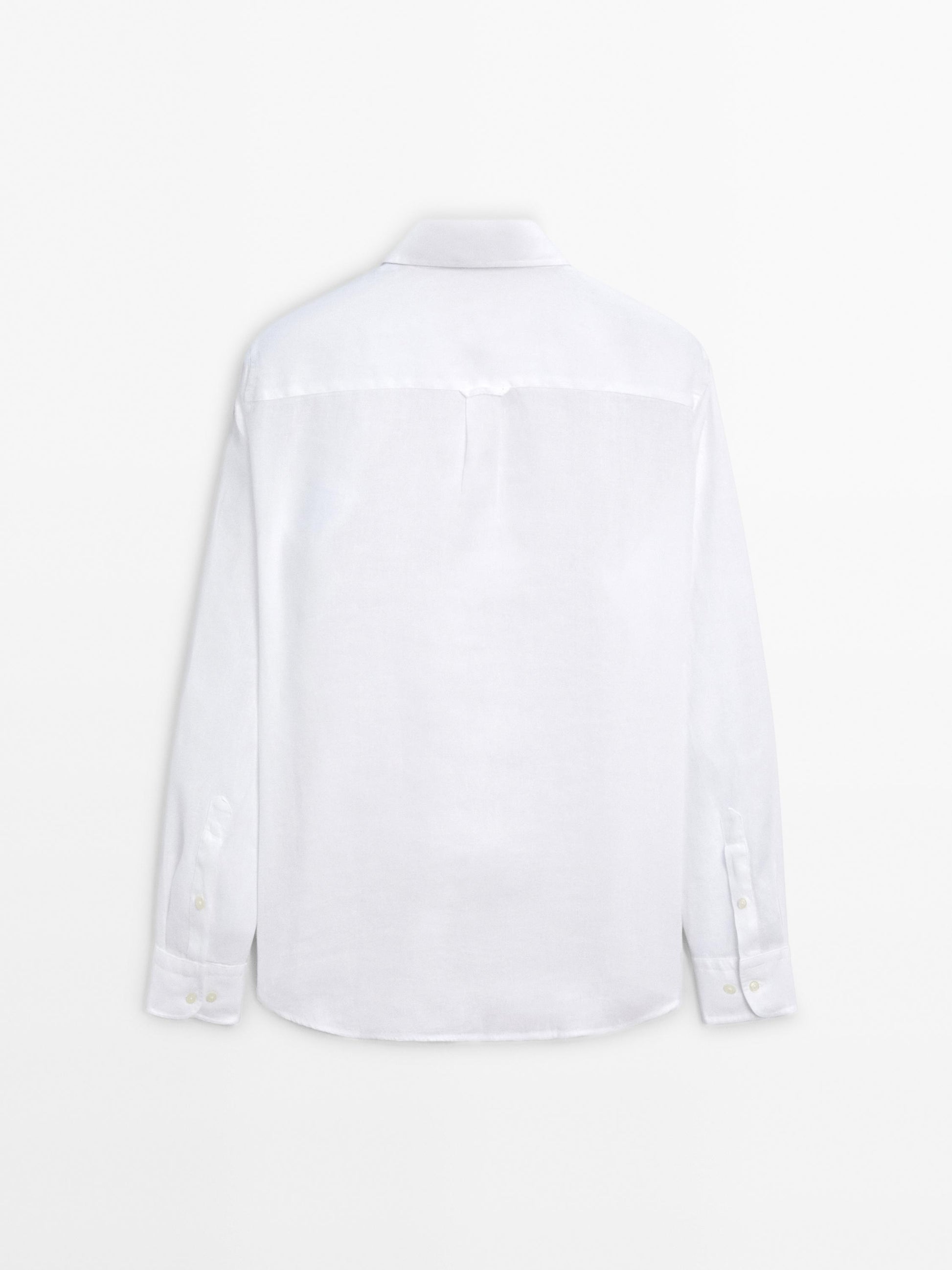 White Linen Shirt Relaxed Fit Summer Essential for Effortless Style - Adam Spirit